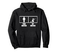 Spruzzatore divertente per graffiti Your Brother My Brother Sister Felpa con Cappuccio