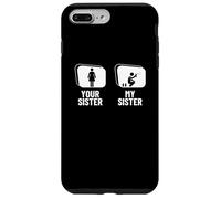 Spruzzatore divertente per graffiti Your Sister My Sister Brother Custodia per iPhone 7 Plus/8 Plus