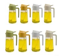 Spruzzatore e dispenser multifunzione per olio, 470 ml/600 ml, facile da pulire, con ugello staccabile e ampia apertura (giallo, 470 ml)