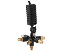 Spruzzatore elettrico, 5 pezzi di irrigazione a atomizzazione for serra da giardino 4/5/6/7 vie, kit spruzzatore in ottone regolabile strumento paesaggistico for botanico(7-way)