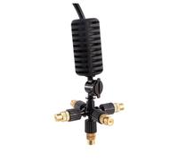 Spruzzatore elettrico, 5 pezzi di irrigazione a atomizzazione for serra da giardino 4/5/6/7 vie, kit spruzzatore in ottone regolabile strumento paesaggistico for botanico(5-way)