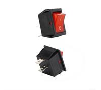 Spruzzatore elettrico a bilanciere da 12 V, regolatore di velocità regolabile per attrezzature agricole rosso/nero (interruttore singolo)