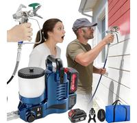 Spruzzatore elettrico Airless per verniciatura con regolazione ad alta pressione e 6 velocità per rivestimento liscio su mobili, recinzioni e piccoli lavori di ristrutturazione