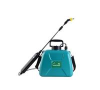 Spruzzatore elettrico automatico da 5 litri, spruzzatore for piante giardino ricaricabile portatile, annaffiatoio con spalle di atomizzazione per il giardino dei terreni agricoli(Green 5L)
