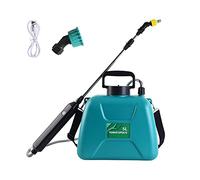 Spruzzatore elettrico da 1,3 litri con bacchetta telescopica, con tracolla, adatto per giardinaggio e igienizzazione