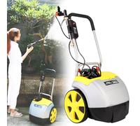 Spruzzatore elettrico da giardino con ugello regolabile, interruttore di sicurezza e grande serbatoio per controllo delle erbacce, lavaggio auto e cura delle piante