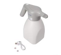 Spruzzatore elettrico da giardino da 1,5 l, annaffiatoio a doppia modalità con batteria da 1800 mAh per la pulizia di piante da interno e patio, bottiglia leggera a pompa (1,5 L bianco)