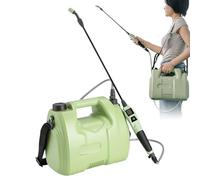 Spruzzatore Elettrico Da Giardino,Serbatoio Da 5 litri con Ugelli Regolabili per Spruzzare Acqua E Fertilizzante,Spruzzatore Alimentato a Batteria - per Giardino, Lavaggio Auto E Agricoltura