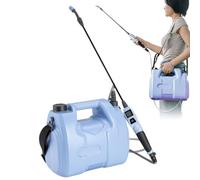 Spruzzatore elettrico da giardino - Serbatoio da 5 litri con ugelli regolabili per spruzzatura di acqua e fertilizzanti | Spruzzatore alimentato a batteria - per giardino, lavaggio auto e agricoltura