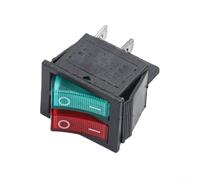 Spruzzatore elettrico Interruttore di alimentazione di ricambio per spruzzatore a pressione da giardino per alimentato a batteria singolo per doppio controllo a bilanciere nero rosso 2,5 x 3 cm (C)