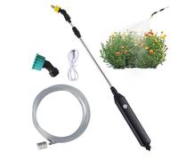 Spruzzatore elettrico, kit spray per piante di carica con tubo (2 m) - Strumenti di spruzzo per piante per fiori, alberi, spruzzatura d'acqua con pulizia automobilistica con manico spruzzatore per