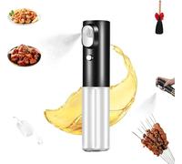 Spruzzatore elettrico per burro, doppia modalità di spruzzatura, dispenser di olio regolabile 2 in 1 con spray con un clic, rimovibile e facile da pulire per barbecue/insalata/cottura