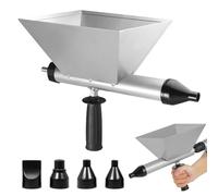 Spruzzatore Elettrico per Malta e Cemento, Pistola per Malta Elettrica Portatile, Miscelatore per Malta, con 4 Igelli, per Giunti di Malta, Muri di Pietra e Pavimenti