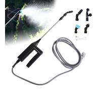 Spruzzatore elettrico per piante con ugelli regolabili e tubo da 8 m, spruzzatore a pressione a batteria da 7,4 V, USB ricaricabile, barra spray portatile per giardino, cortile, prato (pressurizzatore