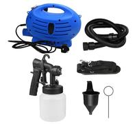 Spruzzatore Elettrico per Vernice - Macchina Verniciatura Elettrica con Tubo Aria | Contenitore da 800 ml Attrezzi per Bricolage per Interno Esterno Mobili Porte Recinzioni Sedie da Giardino