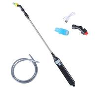 Spruzzatore elettrico, pianta da giardino allungabile da 26-36'' con 2 ugelli e tubo dell'acqua, bacchetta per irrigazione alimentata a batteria per erbacce da giardino senza serbatoio dell'acqua, a