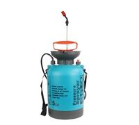 Spruzzatore elettrico, Pompa d'aria Spruzzatore a zaino da 5 litri for spruzzatore for la pulizia del prato, strumento di irrigazione da giardinaggio Bottiglia spray a pressione manuale(5L Blue)