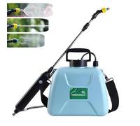 Spruzzatore elettrico portatile a zaino Pneterg da 5 l/8 l con lancia telescopica - Durata della batteria di 120 minuti - Spruzzatore a zaino ricaricabile, ricarica USB di tipo C (H+3 ugelli) per