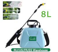 Spruzzatore elettrico Tanica d'acqua da 8 litri con pistola a spruzzo Mister da giardino automatico Strumento di irrigazione ricaricabile tramite USB