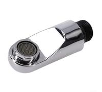 Spruzzatore estraibile per rubinetto, soffione doccia portatile per lavello da cucina e lavaggio dei capelli, funzione pioggia con tubo flessibile, argento