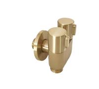 Spruzzatore for bidet portatile a due vie in oro spazzolato | Autopulente, for WC e annaffiatoio(Valve)