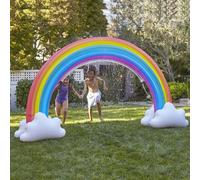Spruzzatore gonfiabile arcobaleno Giocattolo divertente Novità Corsa portatile