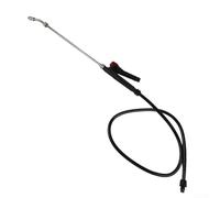 Spruzzatore in acciaio inox con ugello regolabile, connettore filettato da 18 mm per lavaggio auto e irrigazione da giardino (58 cm)
