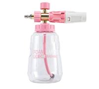 Spruzzatore in schiuma da 1 litro per autolavaggi - Pistola a pompa manuale ad alta pressione 1/4 attacco rapido | Bottiglia spray regolabile per la pulizia 'auto, giardino, bagno per animali