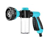 Spruzzatore in schiuma per tubo da giardino 8 motivi erogatore di sapone ad alta pressione con serbatoio di sapone per lavaggio auto prato doccia per animali domestici