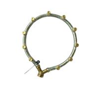 Spruzzatore Irrigazione A Larga Con 10 Ugelli Rotanti Motivi Regolabili A 360 Gradi Per Un Efficace Spruzzatore Pressione In Acciaio Inossidabile In Acciaio Inossidabile