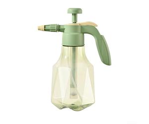 Spruzzatore manuale a pompa per uso in giardino, design palmare con ugello regolabile per irrigazione controllata e pulizia intorno per casa e giardino (erba verde)