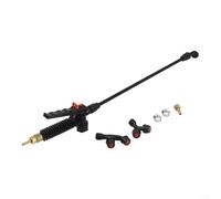 Spruzzatore manuale a zaino con bacchetta con tre tipi di ugelli regolabili Ventola verticale a doppia testa orizzontale a doppia testa resistente agli acidi Lancia in fibra di vetro ergonomica