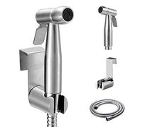Spruzzatore manuale per bidet - con gancio per serbatoio dell'acqua e tubo doccia da 150 cm per acqua idraulica WC bidet spruzzatore pistola bagno