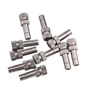 Spruzzatore nebulizzatore a nebulizzazione pressione, ugelli spruzzatori per sistema di raffreddamento, testina spruzzatura ad attacco rapido da 8 mm Strumento irrigazione sp 50 pezzi 0.3mm(0.0118in)