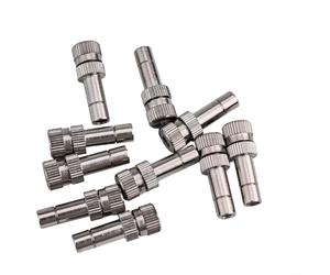 Spruzzatore nebulizzatore a nebulizzazione pressione, ugelli spruzzatori per sistema di raffreddamento, testina spruzzatura ad attacco rapido da 8 mm Strumento irrigazione sp 50 pezzi 0.3mm(0.0118in)