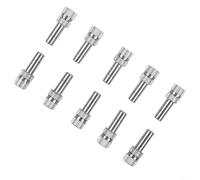 Spruzzatore nebulizzatore a pressione, ugelli spruzzatori per sistema di raffreddamento, in acciaio inossidabile da 6 mm, testine spruzzatura collegamento rapido, strumento i 30 pezzi 0.7mm（0.0276in）