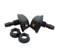 Spruzzatore parabrezza Auto Auto Parabrezza Anteriore Ugello Tergicristallo Jet Spruzzatore Kit Sprinkler Acqua Ventola Beccuccio Copertura Rondella Presa Universale 2 Pz Regolazione