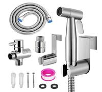 Spruzzatore per Bidet Tenuto in Mano Kit Doccetta per Bidet WC in Acciaio Inossi