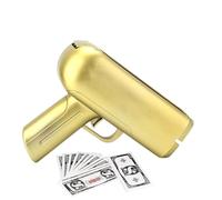 Spruzzatore per denaro, 19 x 8 x 16,5 cm, grande distributore di banconote, accessorio per feste per tiro di banconote, lanciatore manuale per appunti in carta d'arte, per effetti visivi per