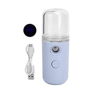 Spruzzatore per il Viso Spruzzatore per Nebulizzazione Facciale Ricaricabile Mini Umidificatore Vaporizzatore Facciale Idratante Dispositivo di Bellezza per Spa Idratante Idratante(Blu)