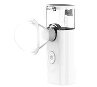 Spruzzatore per Occhi Due Coppe in Silicone ABS | Nebulizza Acqua in Particelle Finissime, Assorbimento Migliorato, per Palpebre e Uso Dopo Schermo