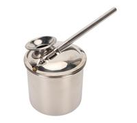 Spruzzatore per pittura di ceramiche in acciaio inossidabile, atomizzatore per smalto ceramico per effetti speciali, strumento spray per ceramica e ceramica con capacità di 200 ml per artisti e