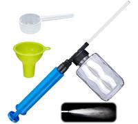 Spruzzatore per polvere da 48,3 cm, con pompa ad aria push-pull per farina fossile, polvere delta, asta in acciaio inossidabile, serbatoio trasparente, applicatore manuale di polvere per interni ed