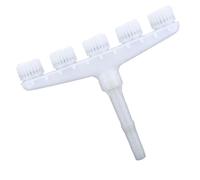 Spruzzatore per prato Spruzzatore d'acqua regolabile Acqua di uscita Anaffiatura Multi Sprinkler, Sprinkler in plastica ad alto flusso per annaffiato bianco 5-heads