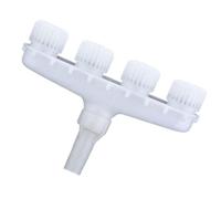 Spruzzatore per prato Spruzzatore d'acqua regolabile Acqua di uscita Anaffiatura Multi Sprinkler, Sprinkler in plastica ad alto flusso per annaffiato bianco 4-heads
