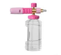 Spruzzatore per schiuma ad alta pressione per lavaggio auto, pistola per schiuma da 1000 ml con ugello regolabile, idropulitrici fino a 4000 PSI, ideale per veicoli e superfici (polvere profonda)