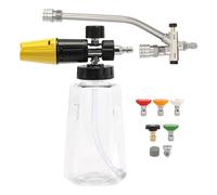 Spruzzatore per schiuma - Cannone per sapone in schiuma, idropulitrice, strumento di lavaggio ergonomico, capacità di bottiglia da 1000 ml | Dettagli 'azienda agricola per patio
