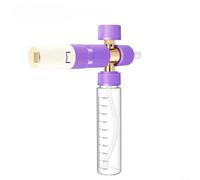 Spruzzatore per schiuma da 100 ml con ugello in ottone da 1/4" per attacco | Ugello in ottone massiccio, connettore da 1/4", schiuma, regolabile, durevole