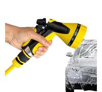 Spruzzatore per tubo da giardino, 10 modelli regolabili, spruzzatore ad alta pressione antiscivolo, per casa, rubinetto, lavatrice, ventilatore, patio, prato, cortile, piscina