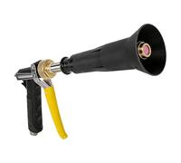 Spruzzatore per tubo da giardino, regolabile e resistente, ugello spruzzatore da giardinaggio per irrigazione, per proprietari di case, professionisti, giardinieri, pulizia piante terrestri
